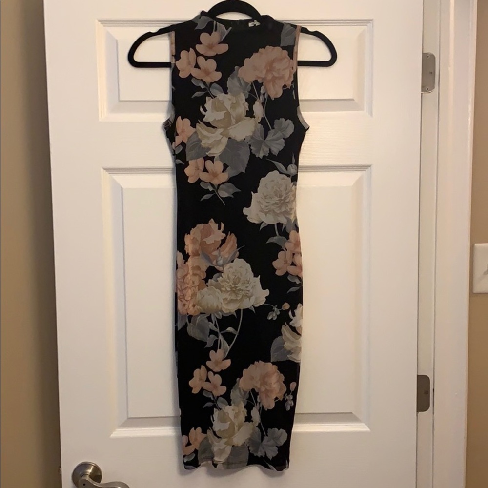 Charlotte Russe Floral Midi Dress- Size S